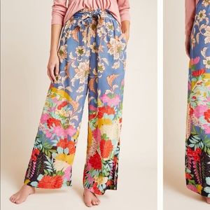ANTHROPOLOGIE LEILANI PAPERBAG WIDE LEG PANTS